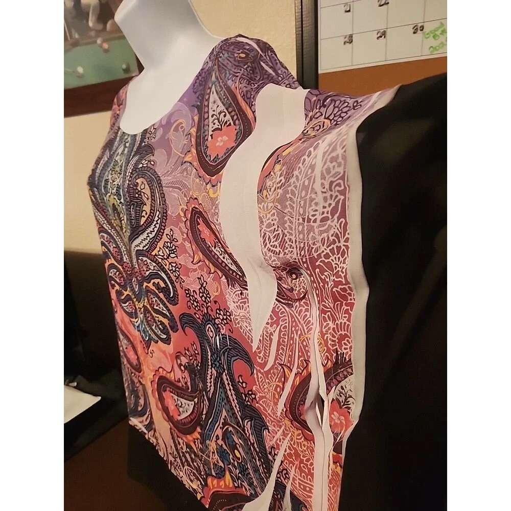 Larians Boho Sheer Cover Up Women’s Size 1X XL Plus Size - Picture 3 of 6